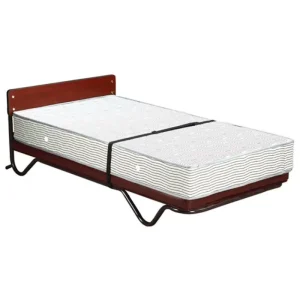 A close-up of the ultra-plush, 10cm mattress on the Rollaway Fold Bed extra bed, emphasizing its comfort.