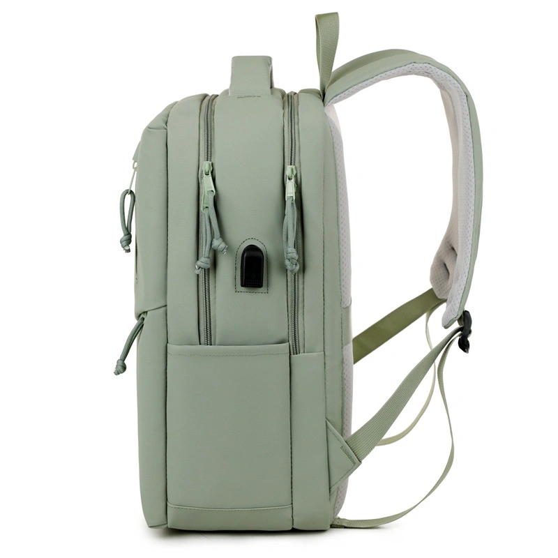 An opened Traveller Backpack showing its spacious main compartments for a weekend trip.