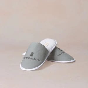 Detailed View of Microfiber Slipper Fabric