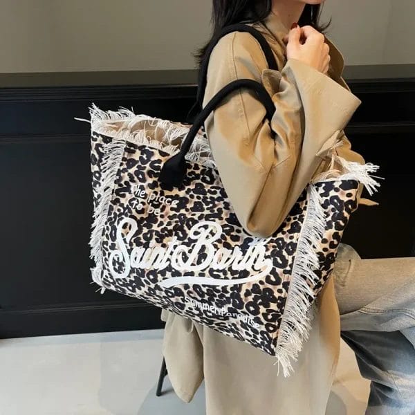 Durable Construction of a Hotel Cotton Canvas Vanity Tote Bag