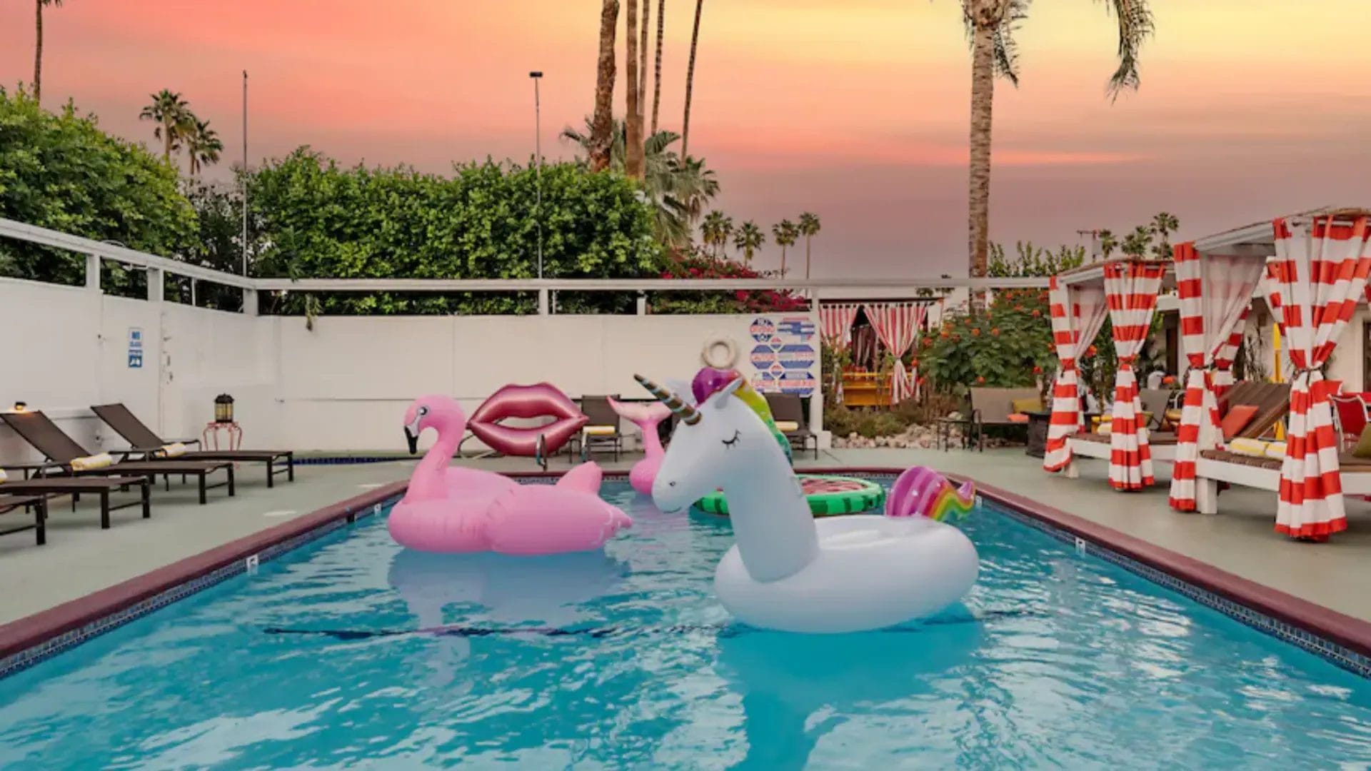 Hotel Pool Float Palm Springs Hotel