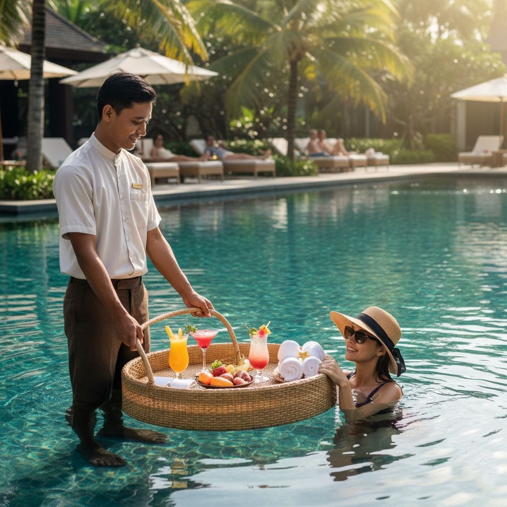Floating Tray for Hotel