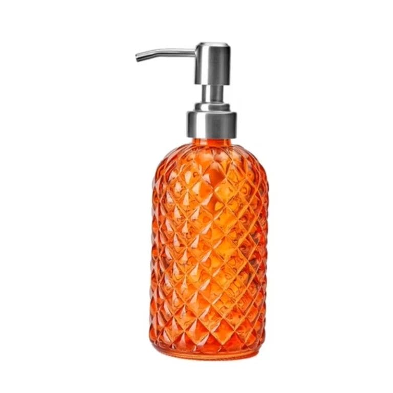 Glass-Pump-Soap-Dispenser-Bottle-with-304-Stainless-Steel-Pump-Stylish-Durable-Hand-Soap-Dispenser-Empty-for-Hotel