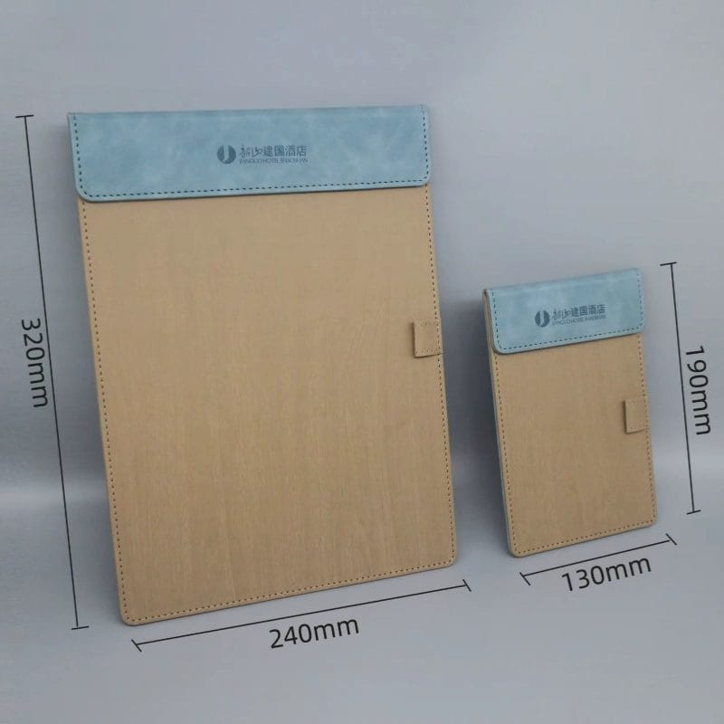 Hotel PU menu holder