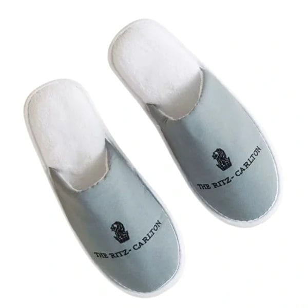 Open-Toe and Closed-Toe Luxe Hotel Slippers