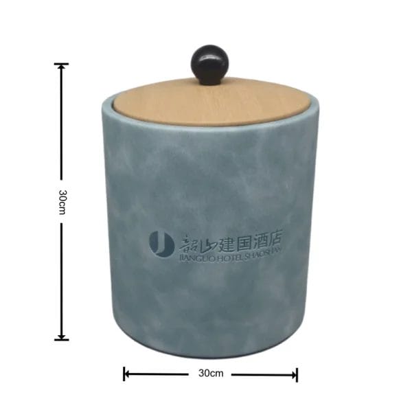 PU leather Wrapped Stainless Steel Ice Bucket