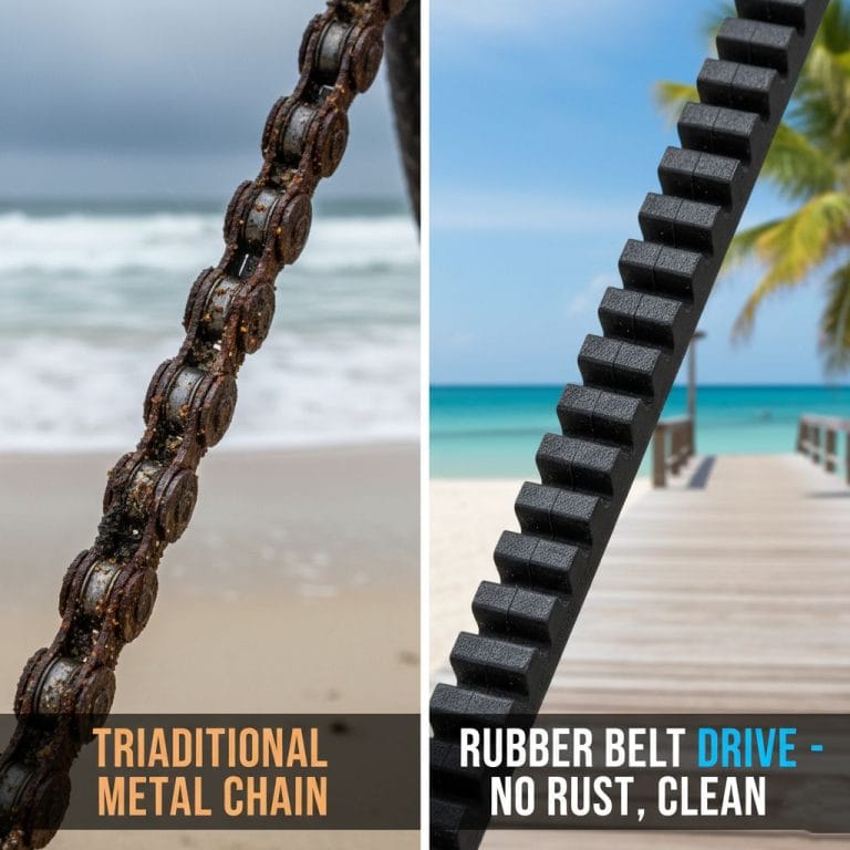 RUBBER BELT Island Cruiser Bike