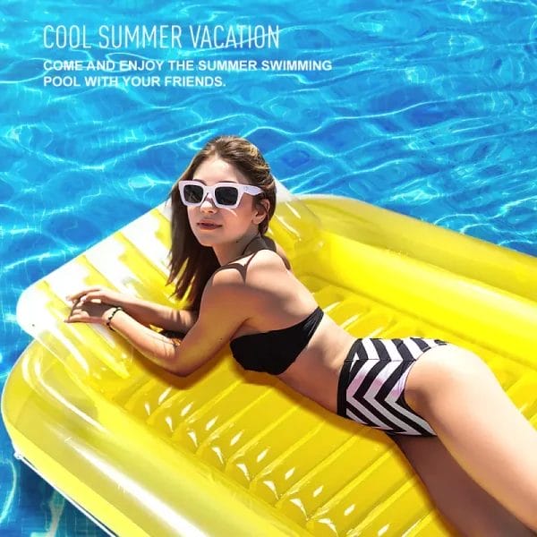 Ultimate Relaxation on an Inflatable Pool Float Lounger