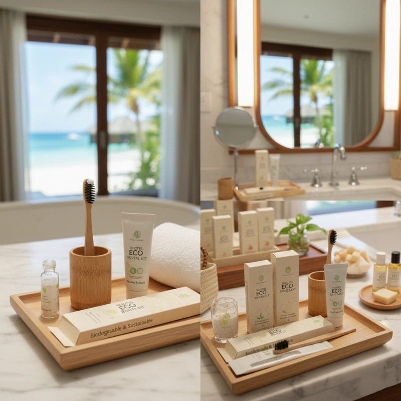 Zero-Waste Hotel Toiletries dental kit