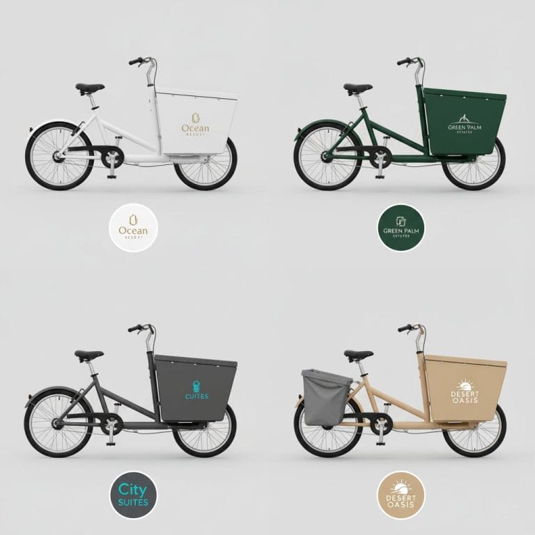 customized hotel housekeeping tricycle