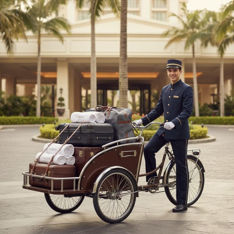 luggage tricycle for hotels