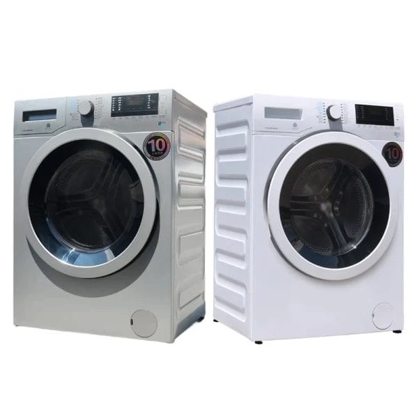 A commercial Hotel Wash Machines unit (12kg capacity) with the digital display visible, highlighting its variable frequency motor.