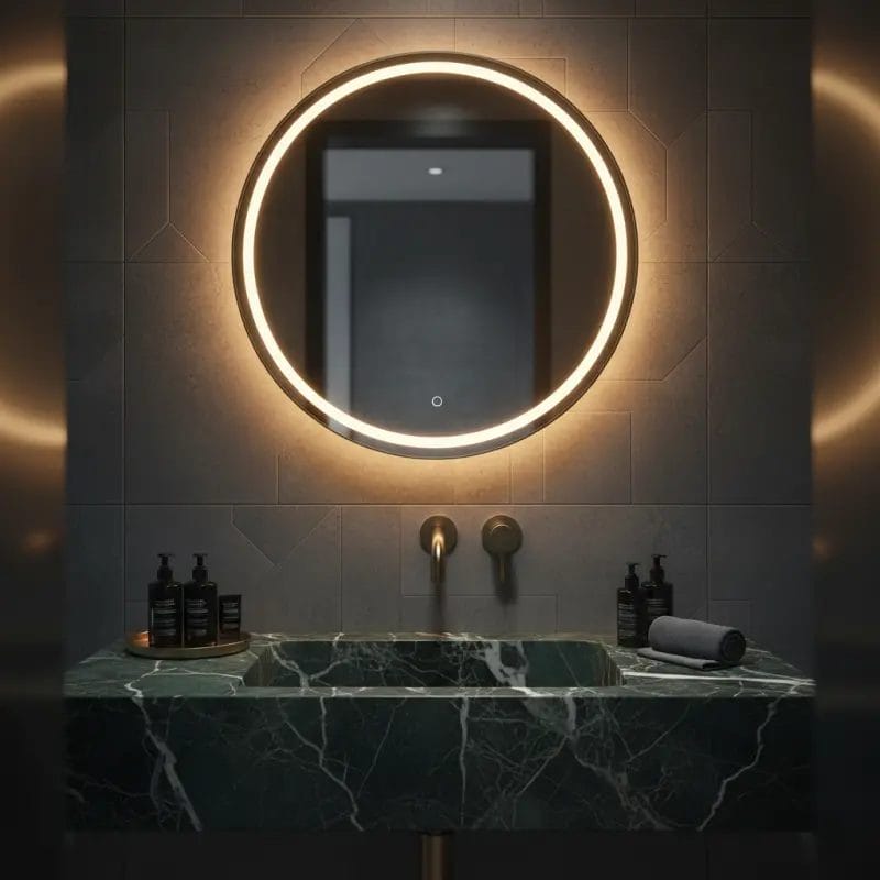 A beautiful, classic hotel pedestal sink made from high-quality porcelain, adding a touch of timeless elegance and vintage charm to a traditional hotel bathroom.