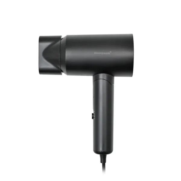 A powerful Hotel Guestroom Hair Dryer showcasing its 1600W motor and high-speed airflow for fast drying performance.