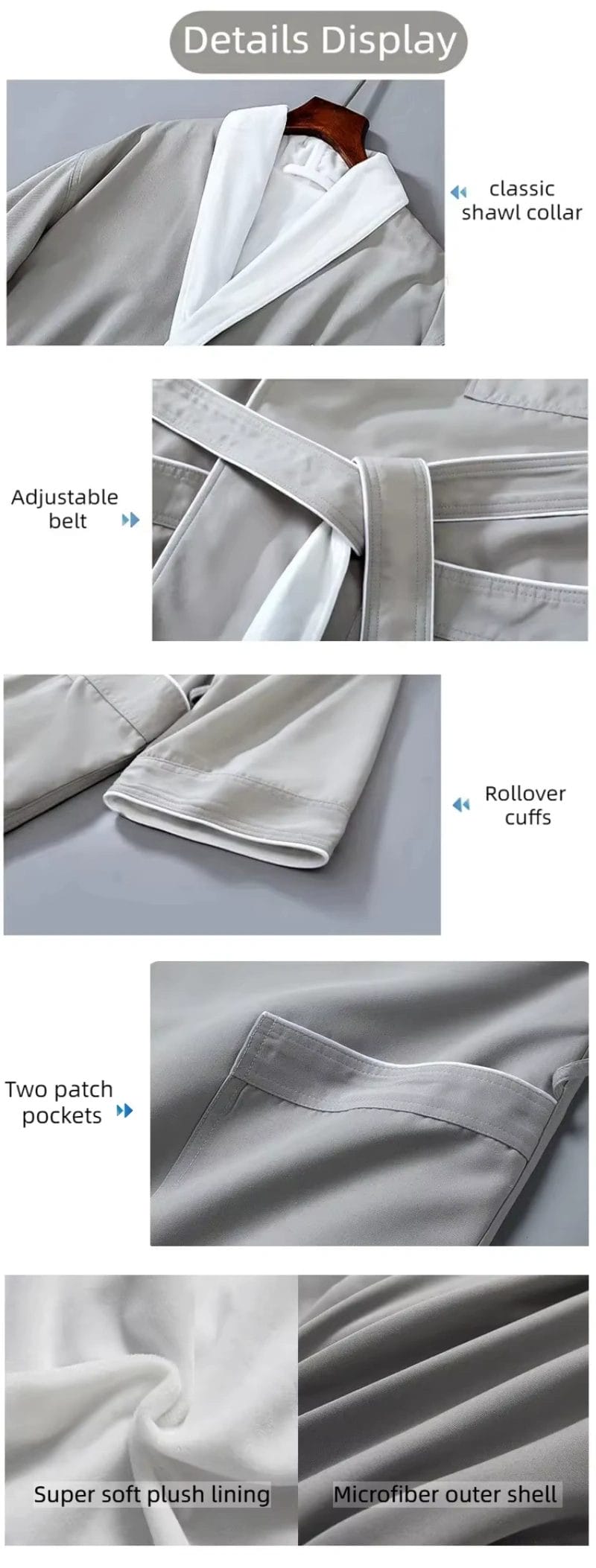 Hotel Microfiber Bathrobe designed for industrial laundry cycles.