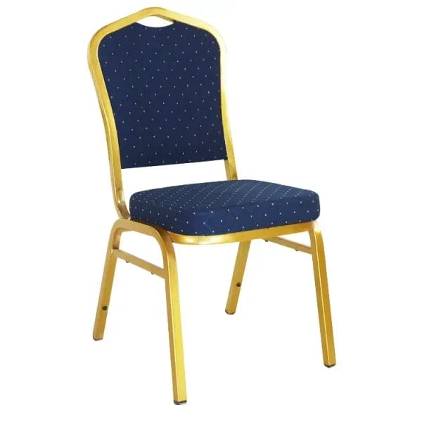 A single Stackable Hotel Banquet Chairs highlighting its clean lines and Modern Minimalist style for event aesthetics.