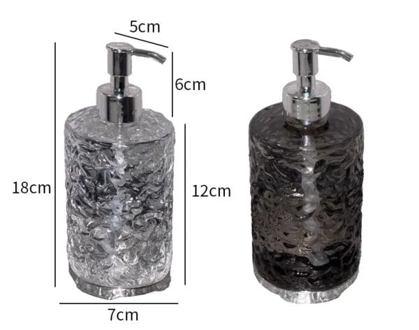The Hand Sanitizer Dispenser Bottle packaged with a label stating "Non-toxic" and "Responsibly Made."