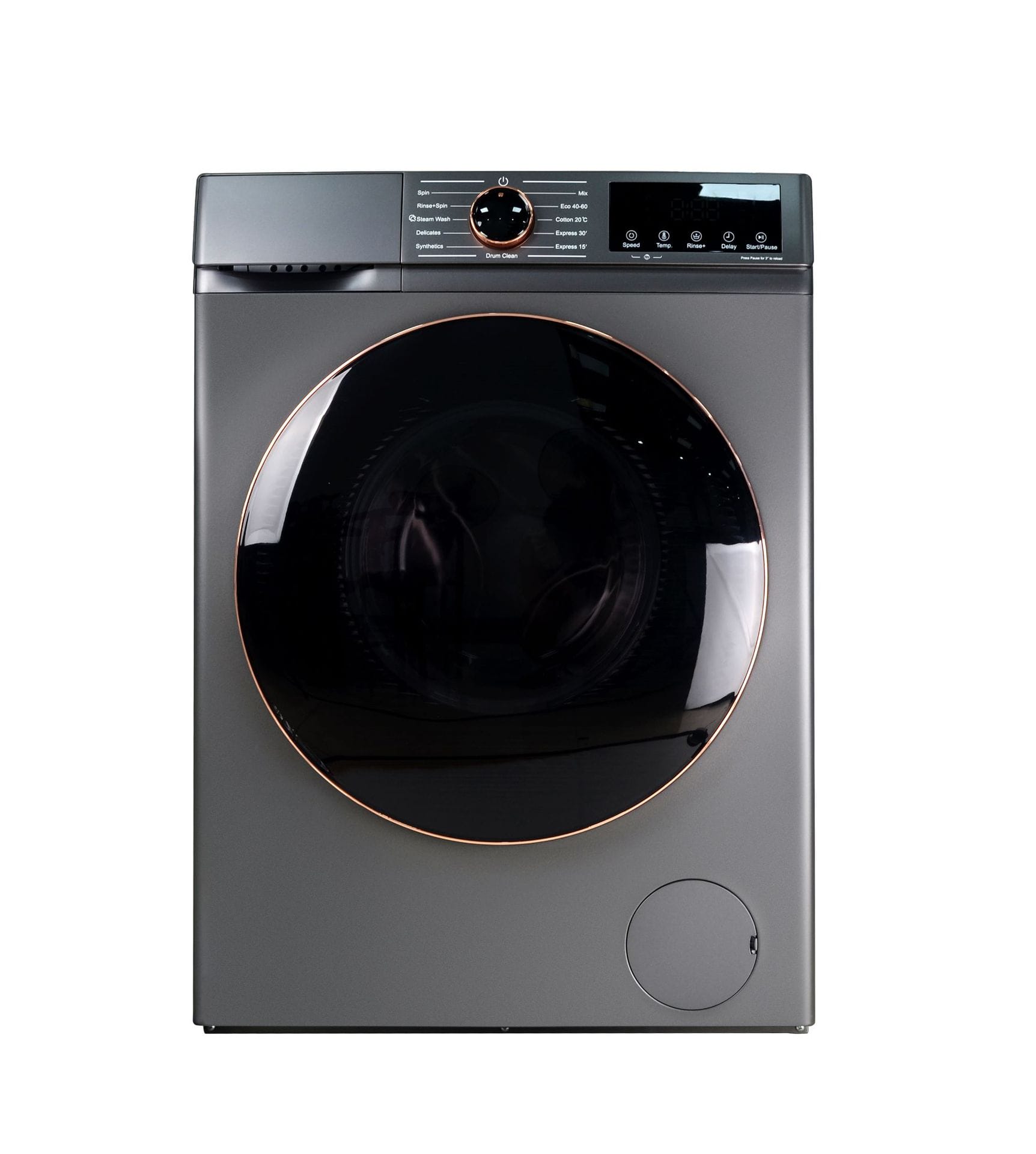 A view of two Hotel Wash Machines stacked vertically (or placed side-by-side) in a compact laundry room, demonstrating space efficiency.