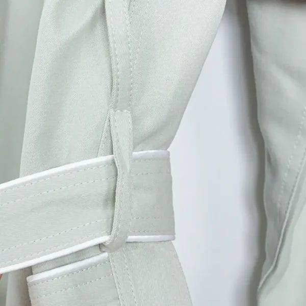 Stack of wholesale, durable Hotel Microfiber Bathrobe inventory.