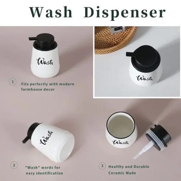 A close-up of the pump on the Dispenser Bottles, emphasizing the durable, Corrosion-Free Pump mechanism.