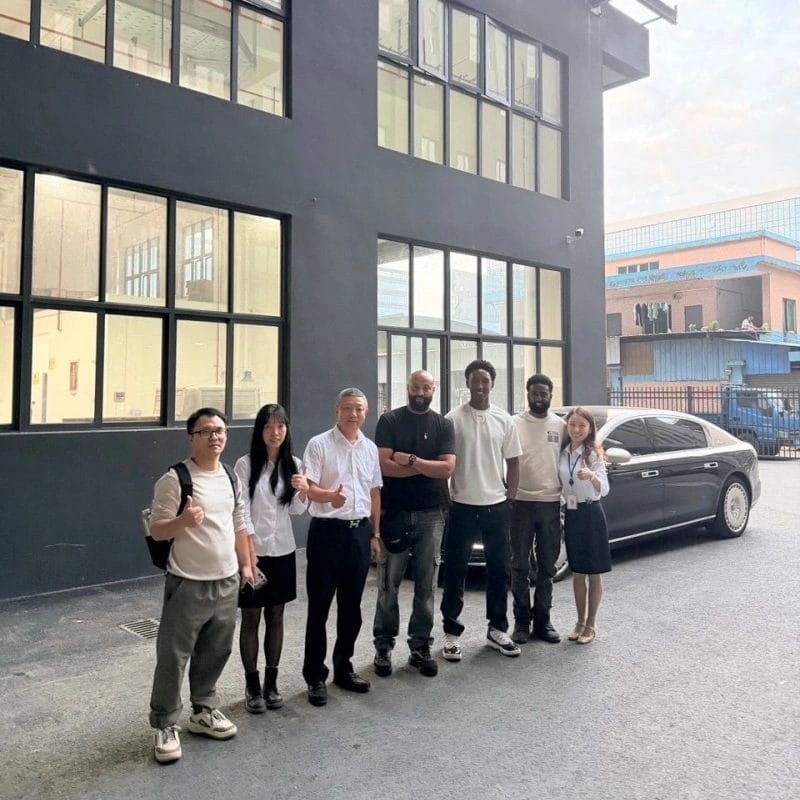 Derbal Furniture Factoty meeting with client