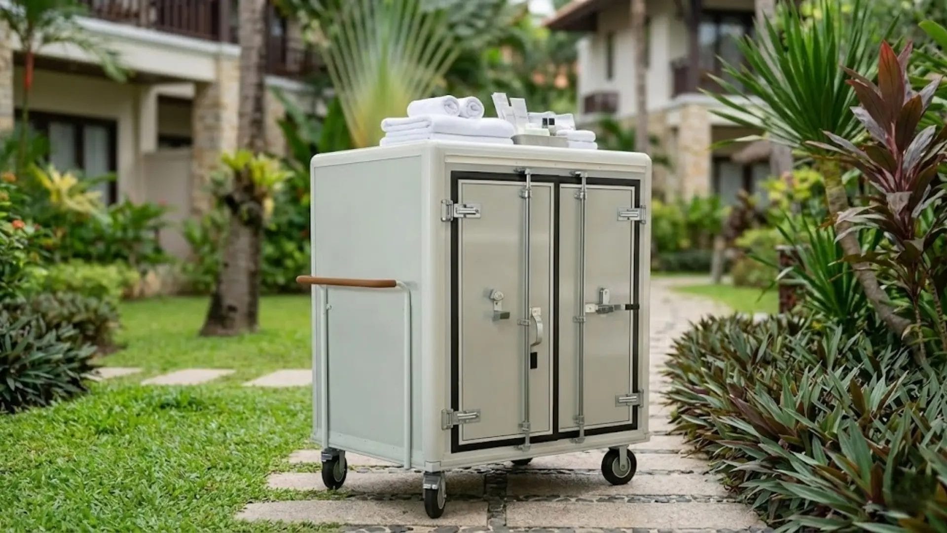 High Capacity Linen Exchange Trolley for Hotel Laundry Operations