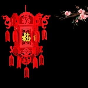 Bulk supply of various 3D Chinese New Year decor styles by DERBAL