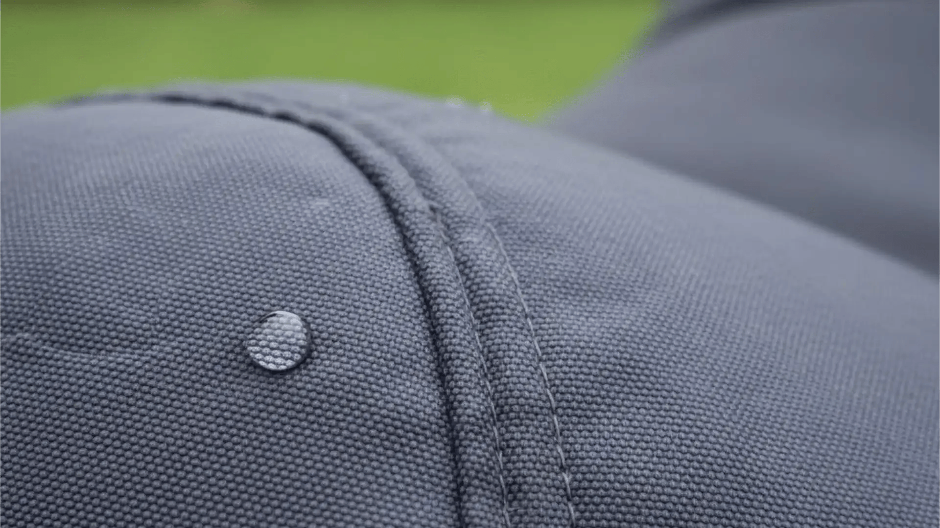 Durable, waterproof fabric and double stitching on outdoor bean bag lounger