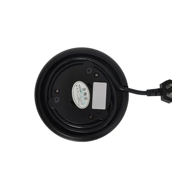 Certification seal showing 304 food-grade stainless steel material used in the kettle construction.