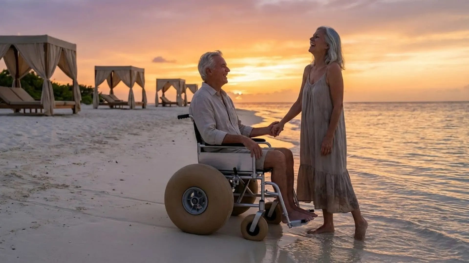 Wheelchair accessible beach resorts providing safe sand access and inclusive guest care.