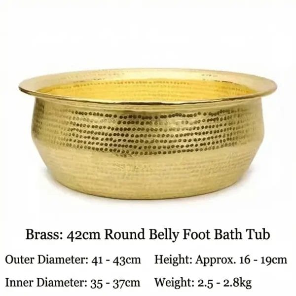 Luxury Hand-Hammered Copper Pedicure Bowl & Deep Foot Soak Tub - Professional Antimicrobial Spa Basins for Hotel & Resort Projects - Image 4