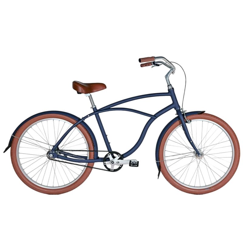 A customized Beach Cruiser Bike featuring a luxury resort logo on the frame and matching corporate paint colors.
