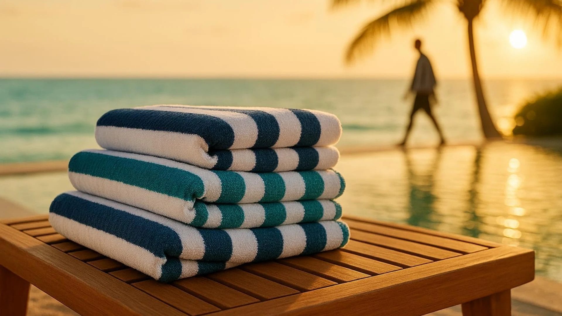 Island Hotel Beach Towels