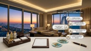 Bespoke OS&E Dubai luxury guestroom amenities by DERBAL