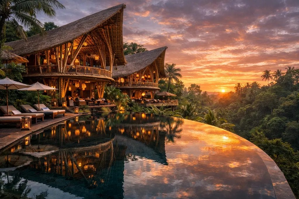 Luxury Bali Eco-Resort Bamboo Architecture