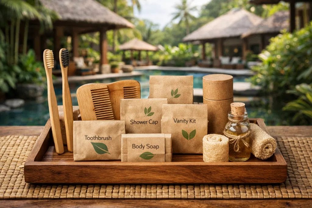 Sustainable Hotel Guestroom Amenities Bamboo Toothbrushes