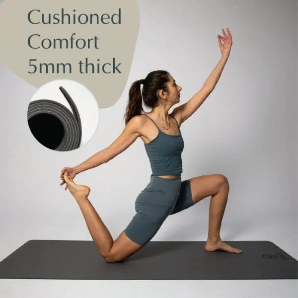 Close-up of the high-grip PU surface on our **Hotel Spa Yoga Mat**, engineered to remain non-slip even in high-humidity tropical resort environments.