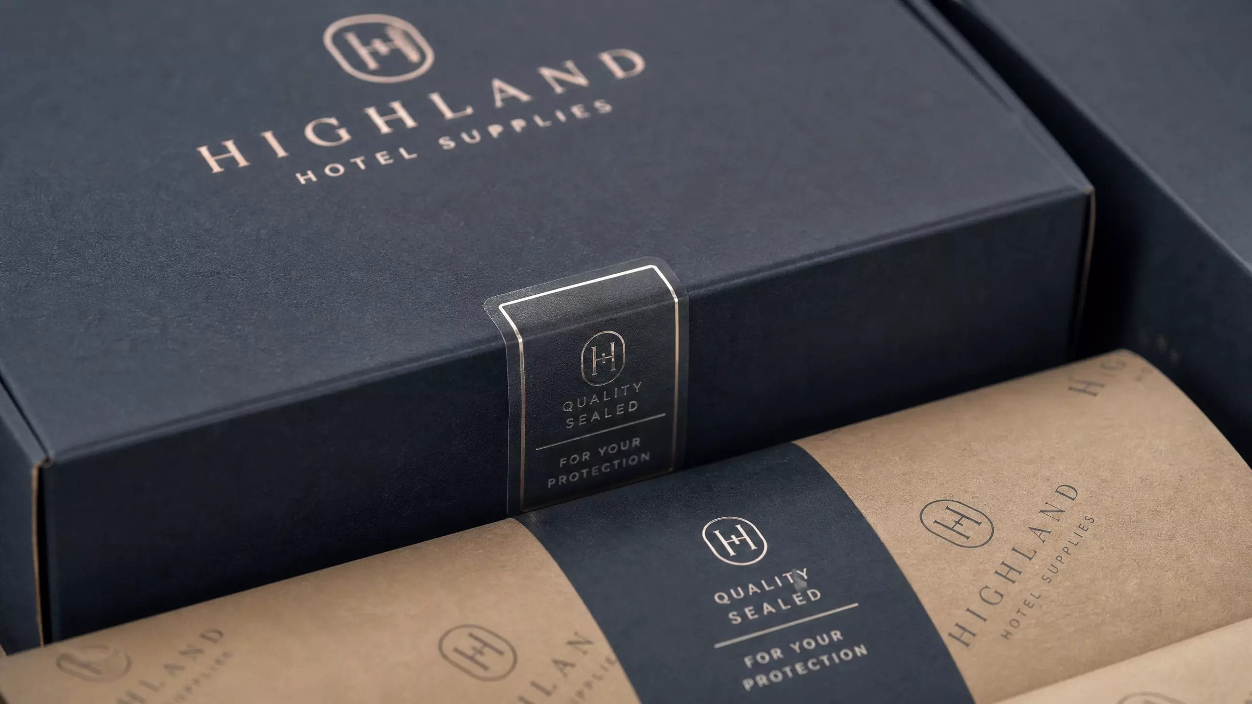 beach resort supplies island hotel amenities branded packaging boxes tamper seal export logistics closeup