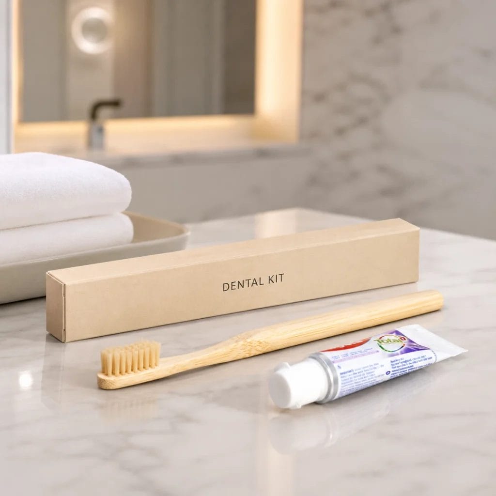 Luxury Hotel Dental Kits Eco-Friendly Premium Resort OS&E
