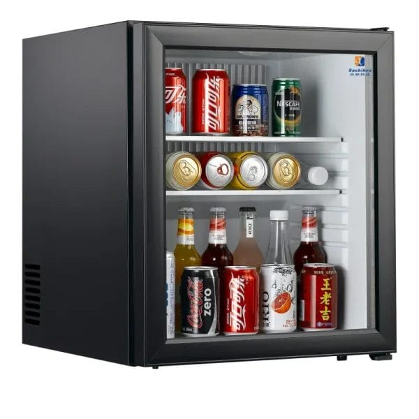 Energy-efficient label on a DERBAL Absorption Mini Bar Fridge unit.