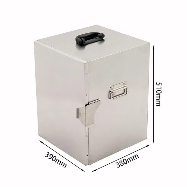 Reinforced stainless steel chassis for the Electric Food Warmer With Trolley.
