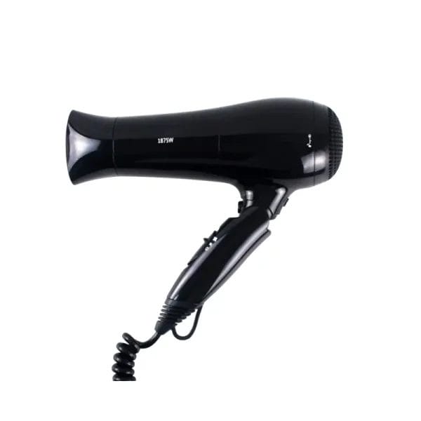 Internal view of the high-performance motor in a Hotel Hair Dryer with Spiral Cord.Power meets durability; the Hotel Hair Dryer with Spiral Cord uses a high-velocity motor rated for over 1,000 hours of continuous hotel operation.