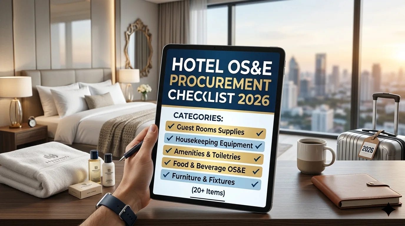 Hotel OS&E Procurement Checklist 2026
