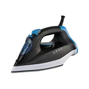 A Hotel Electric Steam Iron with a custom logo applied to the unit.